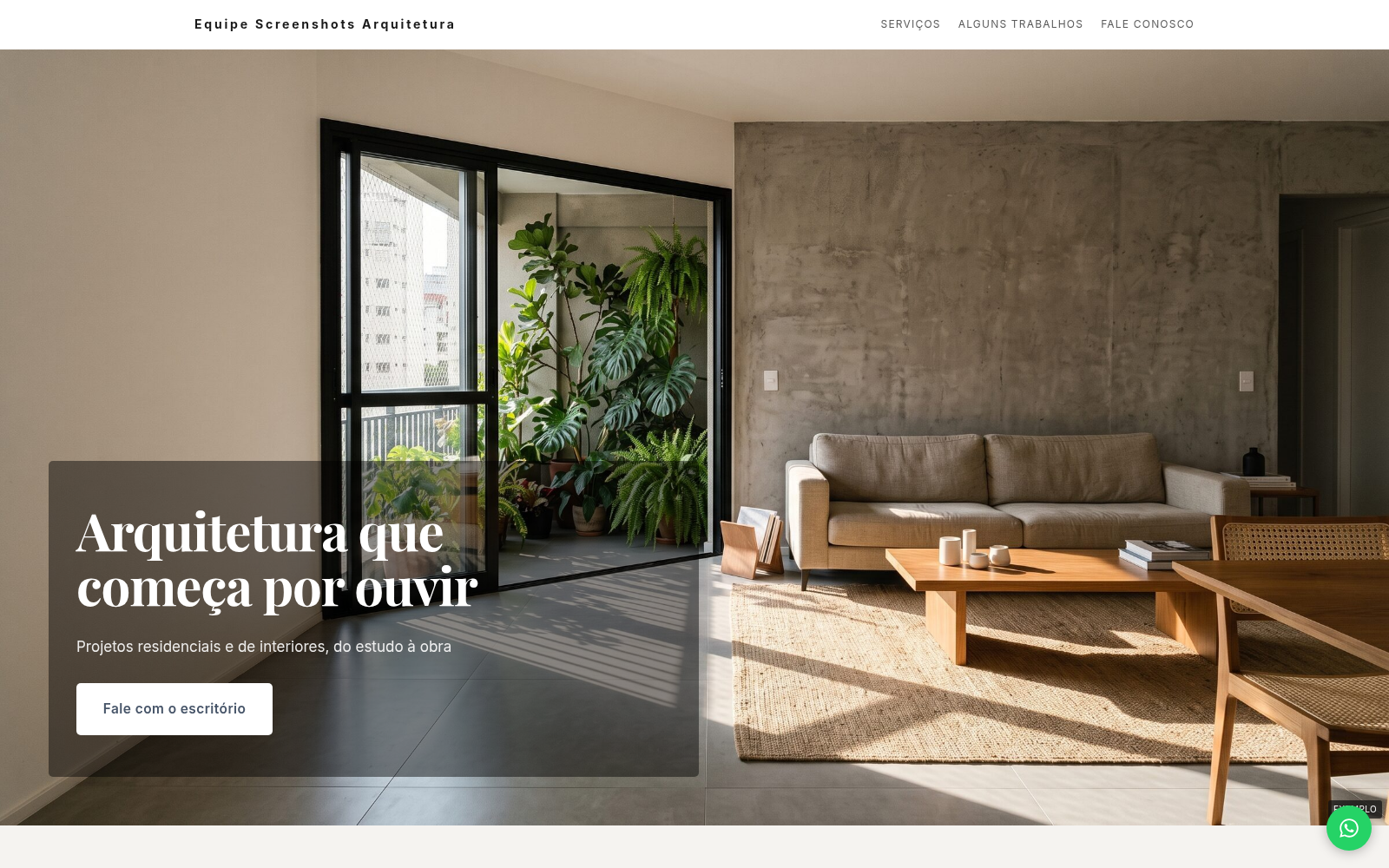 Site do escritório › a página pública.